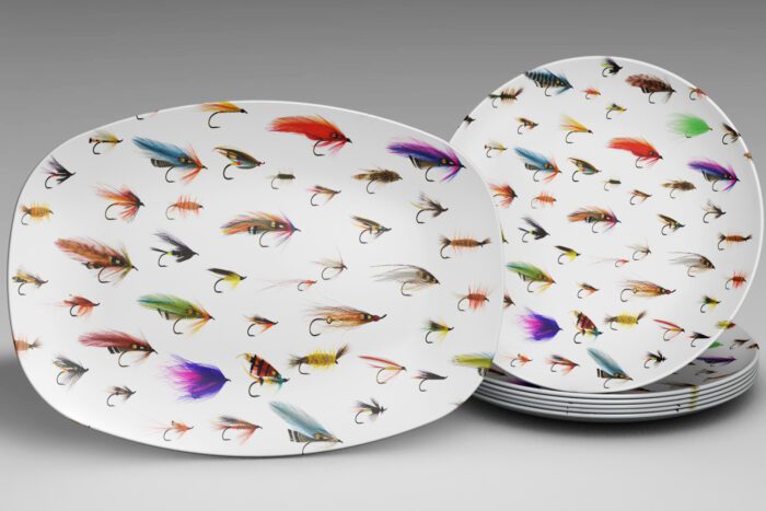 Cains River Fly Plates by DecoPlate LS